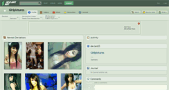 Desktop Screenshot of girlpictures.deviantart.com