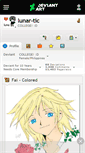 Mobile Screenshot of lunar-tic.deviantart.com