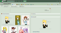 Desktop Screenshot of chemical-failure.deviantart.com