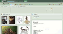 Desktop Screenshot of kayaookami.deviantart.com