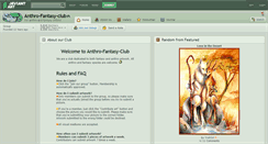 Desktop Screenshot of anthro-fantasy-club.deviantart.com