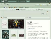 Tablet Screenshot of it-ravager.deviantart.com