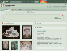 Tablet Screenshot of hippyanime81.deviantart.com