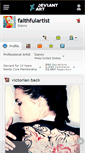 Mobile Screenshot of faithfulartist.deviantart.com