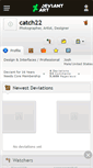 Mobile Screenshot of catch22.deviantart.com