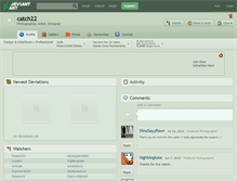 Tablet Screenshot of catch22.deviantart.com