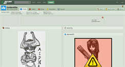 Desktop Screenshot of goldenkite.deviantart.com
