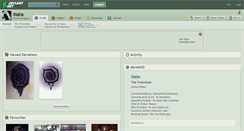 Desktop Screenshot of lilatia.deviantart.com
