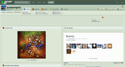 Desktop Screenshot of juangelangello.deviantart.com