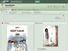 Tablet Screenshot of freyralfheimr.deviantart.com