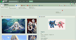Desktop Screenshot of dagneo.deviantart.com