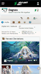 Mobile Screenshot of dagneo.deviantart.com