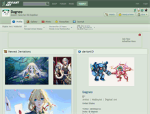 Tablet Screenshot of dagneo.deviantart.com