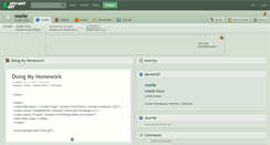 Desktop Screenshot of noelle.deviantart.com