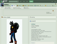 Tablet Screenshot of antious.deviantart.com