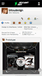 Mobile Screenshot of biloudesign.deviantart.com