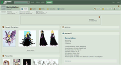 Desktop Screenshot of bunnyhallow.deviantart.com