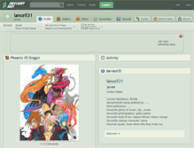 Tablet Screenshot of lance531.deviantart.com