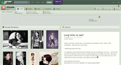 Desktop Screenshot of milojade.deviantart.com