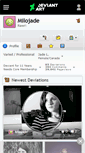 Mobile Screenshot of milojade.deviantart.com