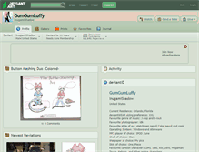 Tablet Screenshot of gumgumluffy.deviantart.com