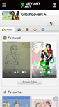Mobile Screenshot of glitchlovers.deviantart.com