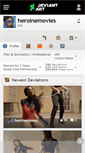 Mobile Screenshot of heroinemovies.deviantart.com