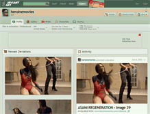 Tablet Screenshot of heroinemovies.deviantart.com