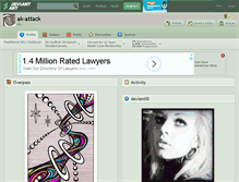 Tablet Screenshot of ak-attack.deviantart.com