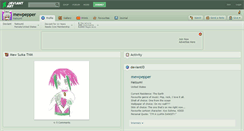 Desktop Screenshot of mewpepper.deviantart.com