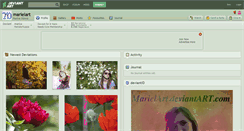 Desktop Screenshot of marielart.deviantart.com