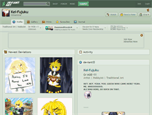 Tablet Screenshot of kei-fujuku.deviantart.com