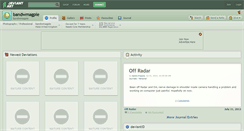 Desktop Screenshot of bandwmagpie.deviantart.com