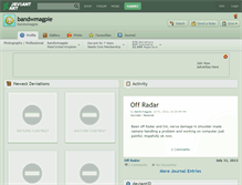 Tablet Screenshot of bandwmagpie.deviantart.com