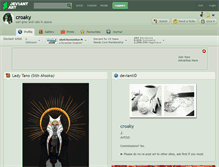 Tablet Screenshot of croaky.deviantart.com