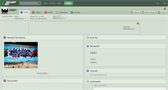 Desktop Screenshot of click1.deviantart.com