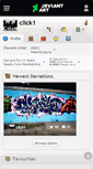 Mobile Screenshot of click1.deviantart.com
