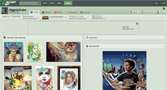 Desktop Screenshot of diggedydrake.deviantart.com