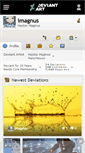 Mobile Screenshot of imagnus.deviantart.com