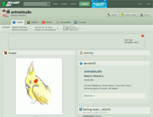 Tablet Screenshot of animalstudio.deviantart.com