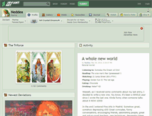 Tablet Screenshot of neddea.deviantart.com
