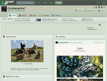 Tablet Screenshot of christianonfire7.deviantart.com