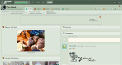 Desktop Screenshot of fire-hawk.deviantart.com