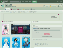 Tablet Screenshot of orpheus10.deviantart.com