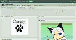 Desktop Screenshot of crying-chimera.deviantart.com