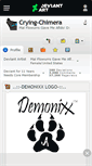 Mobile Screenshot of crying-chimera.deviantart.com