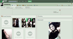 Desktop Screenshot of corestormy.deviantart.com