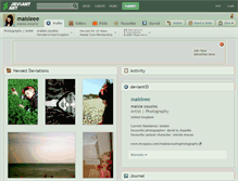 Tablet Screenshot of maisieee.deviantart.com