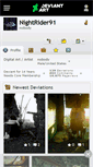 Mobile Screenshot of nightrider91.deviantart.com