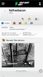 Mobile Screenshot of fatfreebacon.deviantart.com